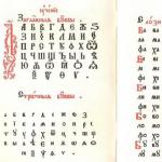 Старо-русская орфография - написание 